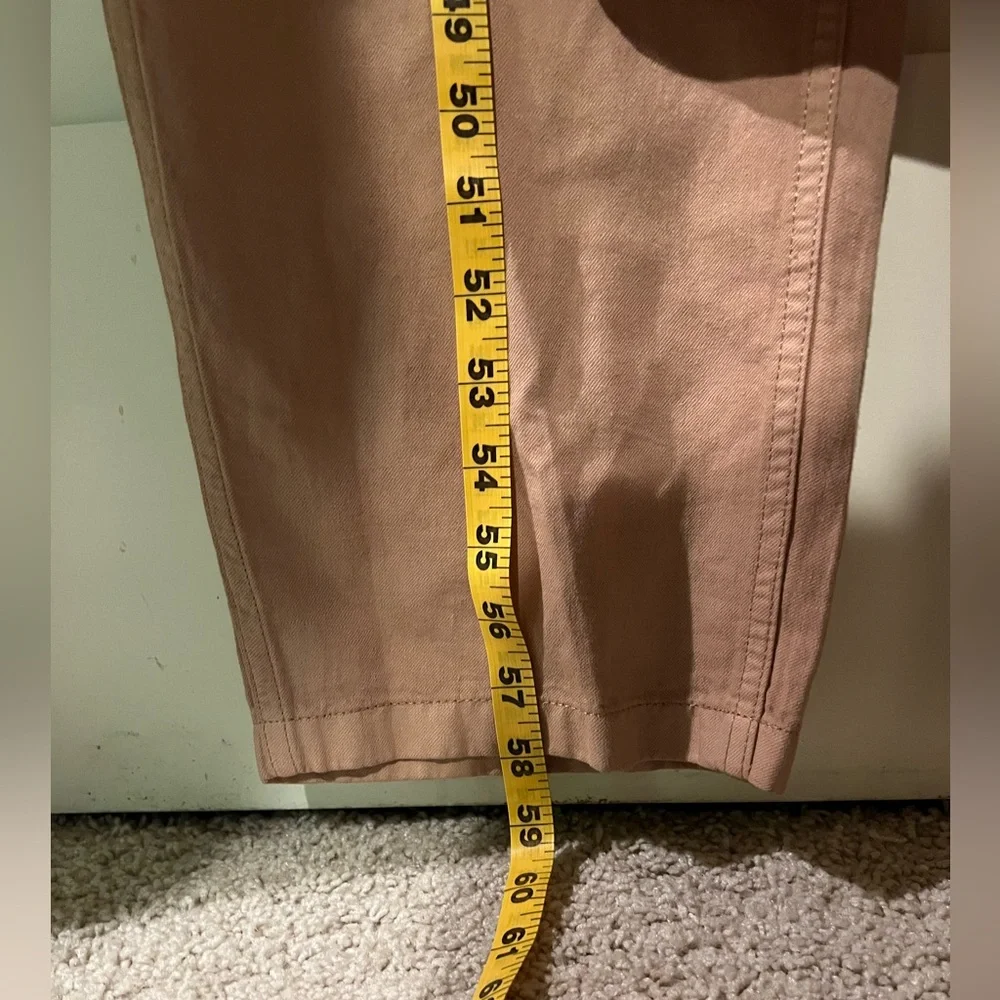 Outerknown STATION Long Sleeve Utility Jumpsuit Sand/Tan Sz L NWT $178 Linen - Picture 15 of 16